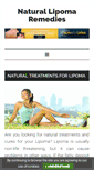 Mobile Screenshot of naturallipomaremedies.com