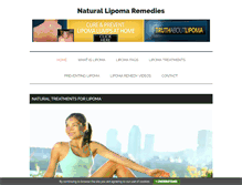 Tablet Screenshot of naturallipomaremedies.com